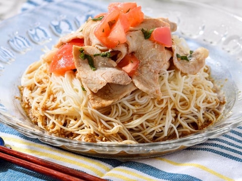 【豚小間切れ】豚しゃぶそうめん